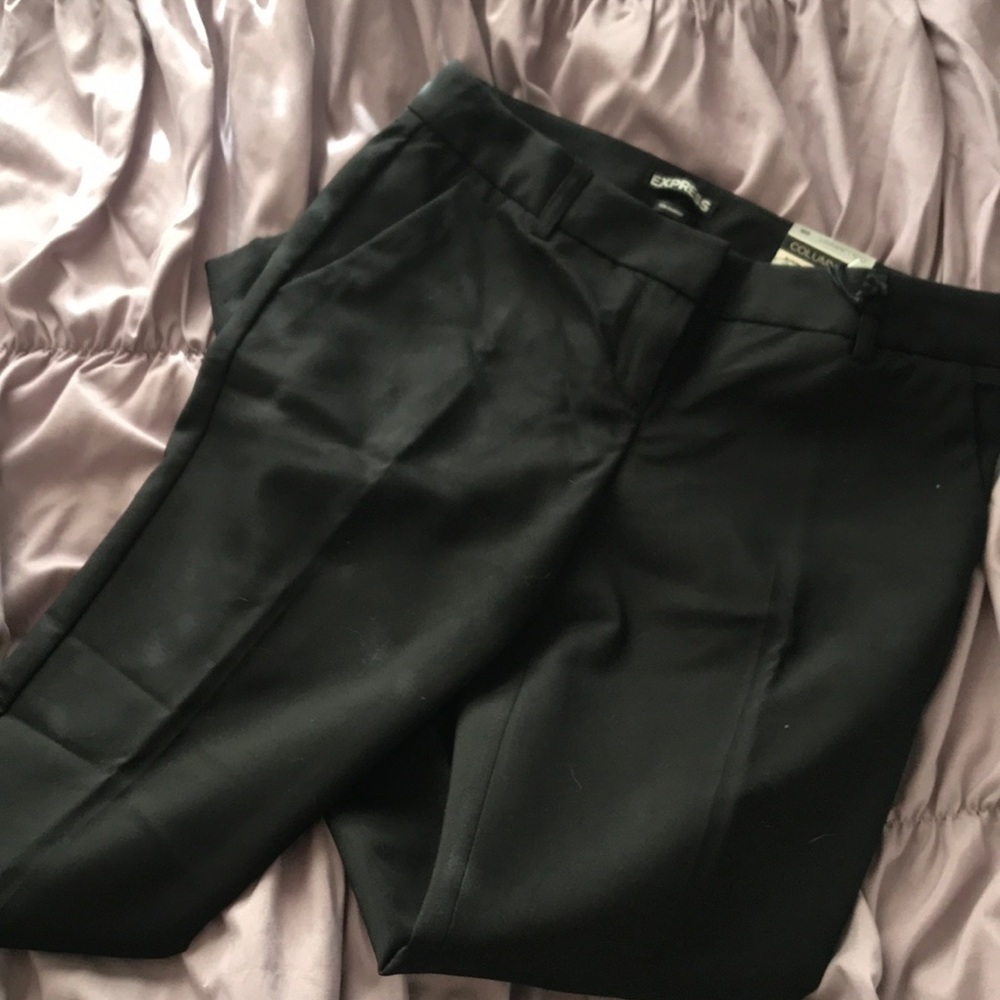 Express black ankle pant